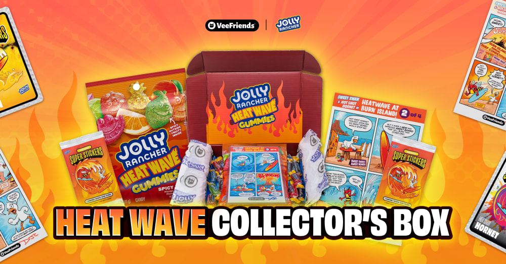 VeeFriends Teams Up With Jolly Rancher For Heat Wave Collector’s Box Featuring Sweet Swan & Hot…