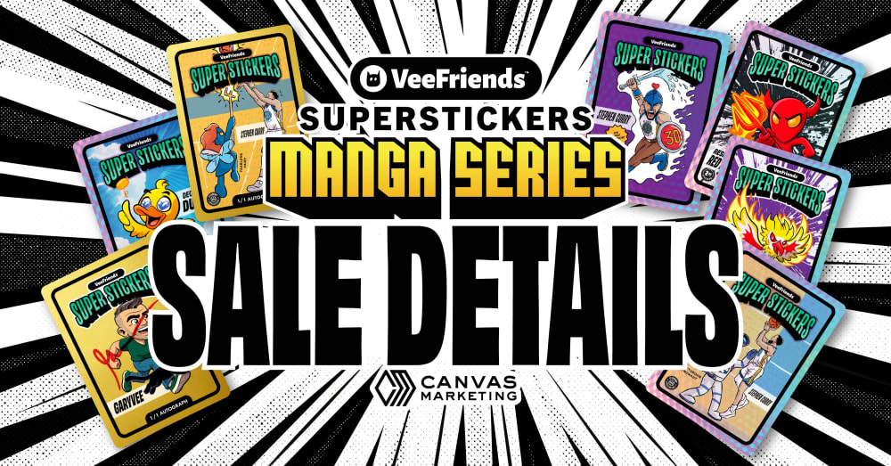 VeeFriends Super Stickers: Manga Series — Full Sale Structure and Release Dates