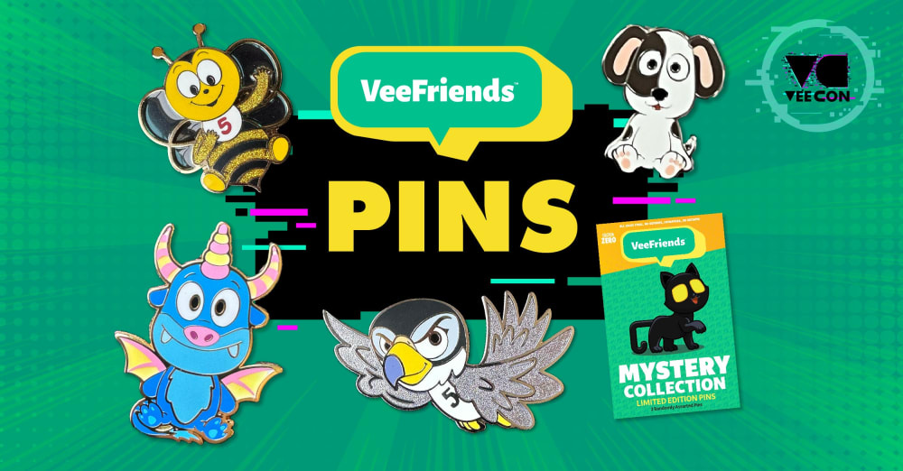 VeeCon 2023 Introduces a New Line of Collectibles: VeeFriends Pins!