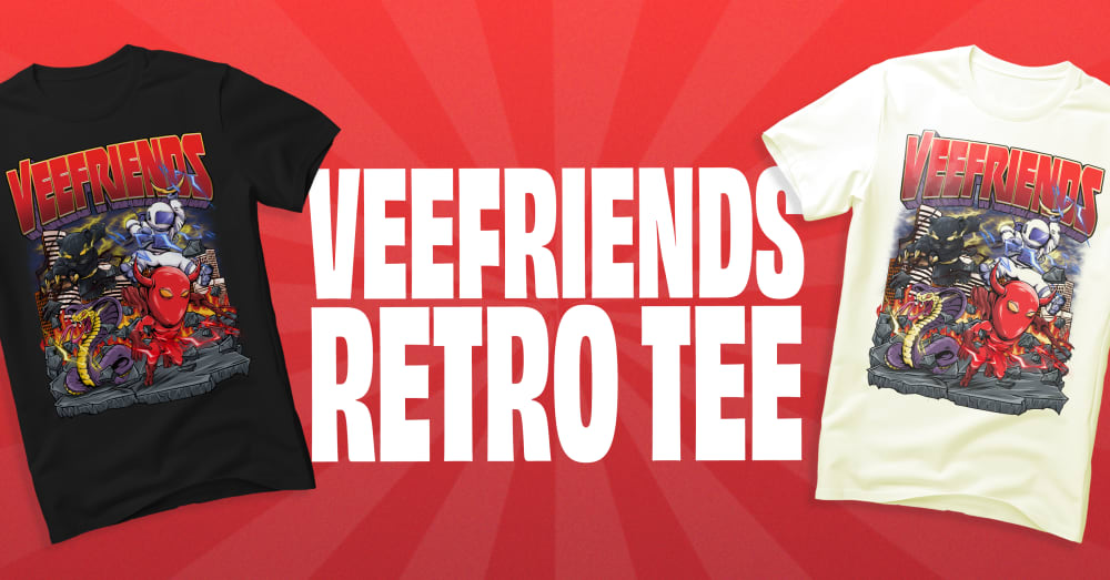 VeeFriends Retro Tee Drops November 11th Exclusively Live on Whatnot