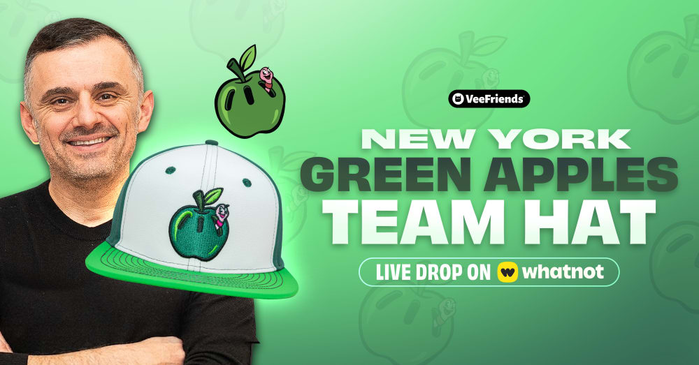 This Friday: GaryVee Goes LIVE to Celebrate NY Green Apples Championship Match with a Special Hat…