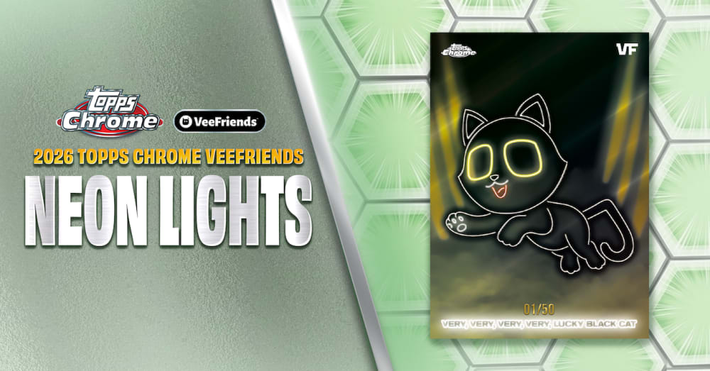 Road To Chrome: Spotlighting The Neon Lights Insert in Topps Chrome VeeFriends 2026