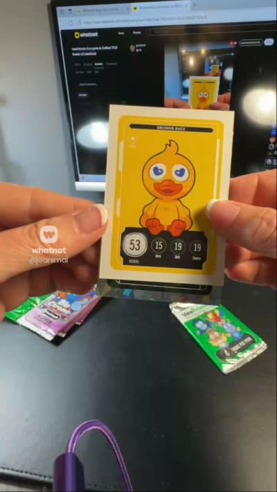 The @veefriends TCG 1/1 Emerald Innovative Impala pulled by @joanimal_1 on her 7 box character break!!
Congrats to the best man to own it, @sethneistadt, Mr. Impala himself!! https://t.co/ESAzV9z0tB