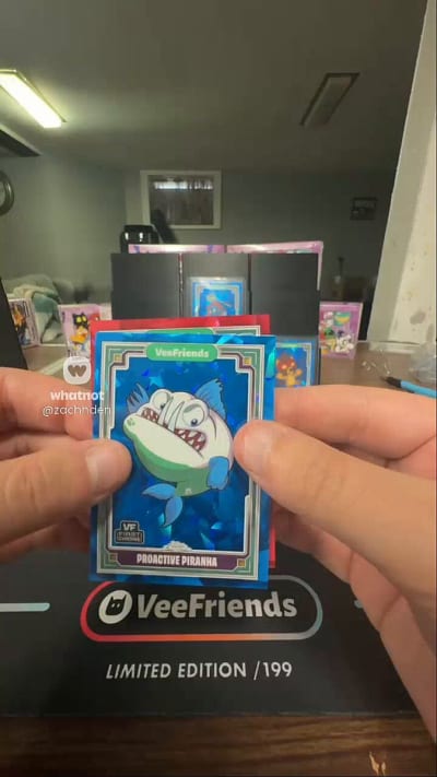 Wowza! Hit a second Red @veefriends Topps Chrome Sapphire /5 Chilly Chinchilla on @PureDentz Stream!!
Insane pull! https://t.co/B8mQ2rfQZ0