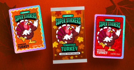 Tenacious Turkey Super Sticker Collection