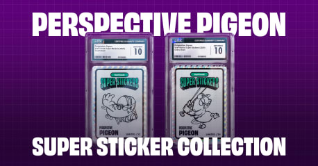 Perspective Pigeon Super Sticker Collection