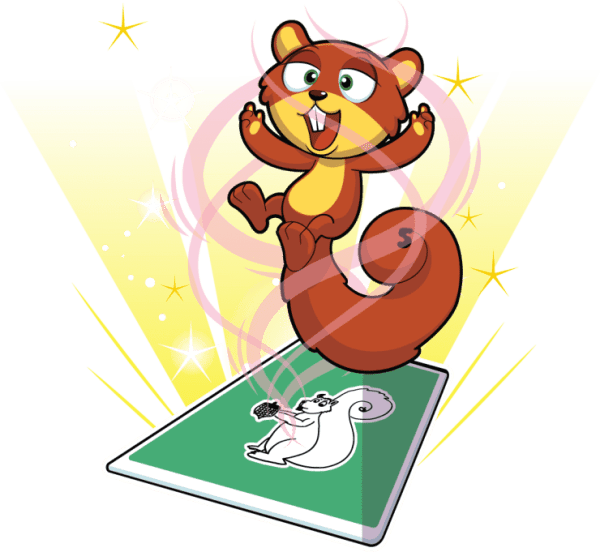 Sharing Squirrel Image