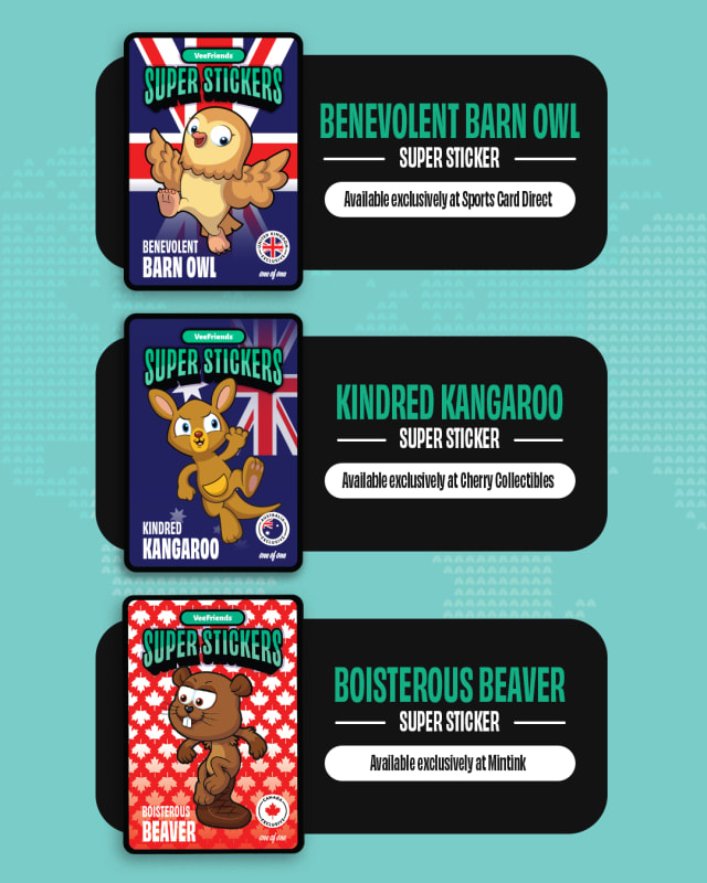 Global Retail Partners country exclusive Super Stickers