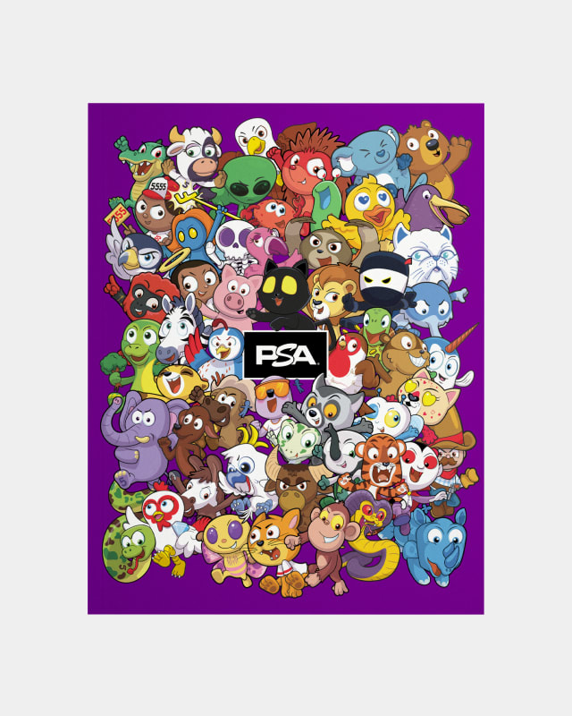 The front cover of VeeFriends PSA Magazine