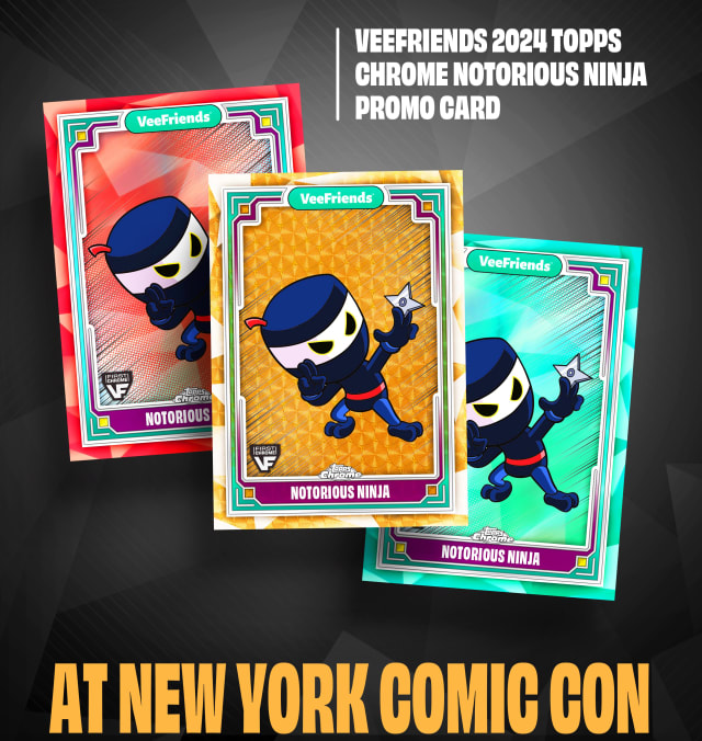 The Notorious Ninja Promo Card - a New York Comic Con Exclusive.