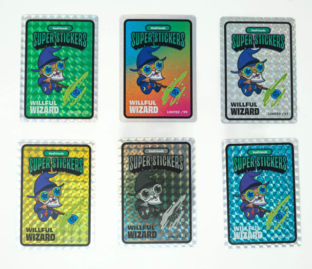 Road to VeeCon Super Stickers, multiple rarities to collect