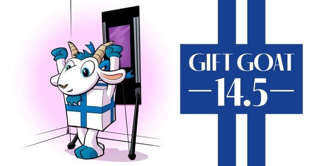 As a bonus gift introduced as Gift 14.5, all Gift Goat holders all received the opportunity to claim a Tonal All-In-One Home Gym, alongside the Tonal Smart Accessory Bundle and complimentary white glove installation.