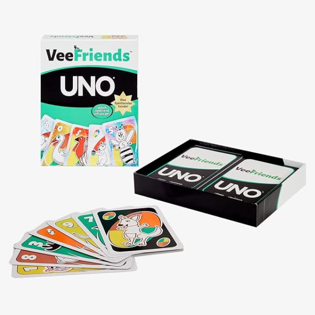 The product features unique rules, cards, and the Series 1 art of VeeFriends characters