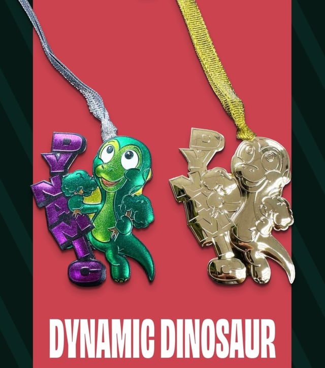 Dynamic Dinosaur VeeFriends Holiday Ornament