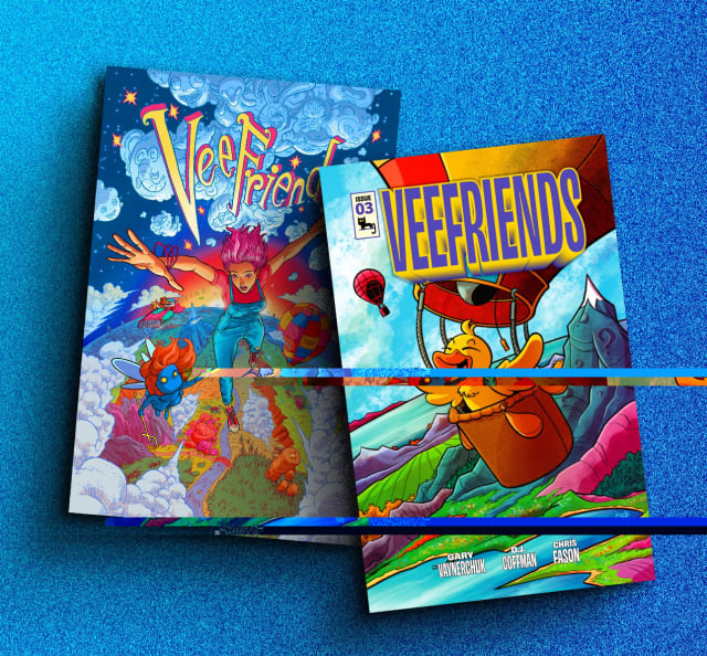 VeeFriends Comic Book #3: World Tour with alt cover by Andrew Drilon