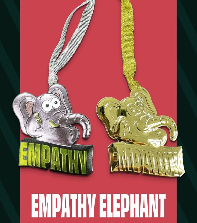 Empathy Elephant VeeFriends Holiday Ornament