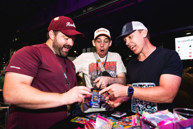 That feeling when you pull a big card at the booth.