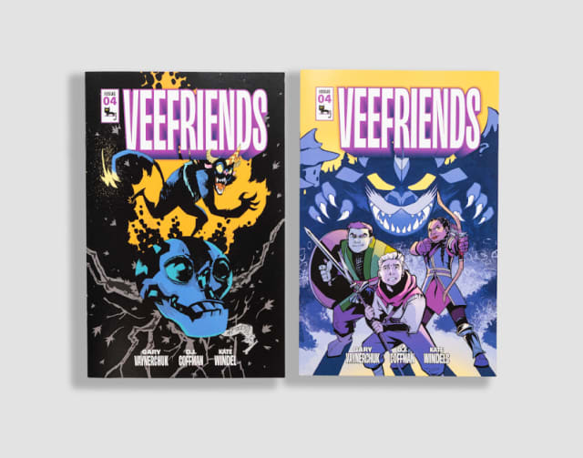 VeeFriends Comic Book #4: Hunt for Harpik with alt cover by Jim Mahfood