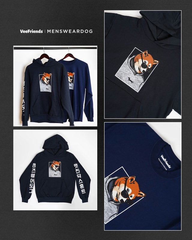 VeeFriends X Menswear Dog Hoodie and Long sleeve tee collection details