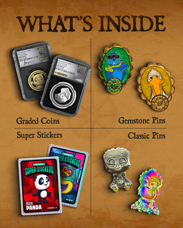 4 unique and distinct collectibles to hunt for.