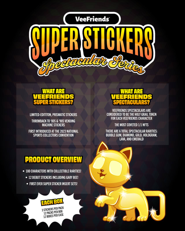 An overview on VeeFriends Super Stickers: Spectacular Series