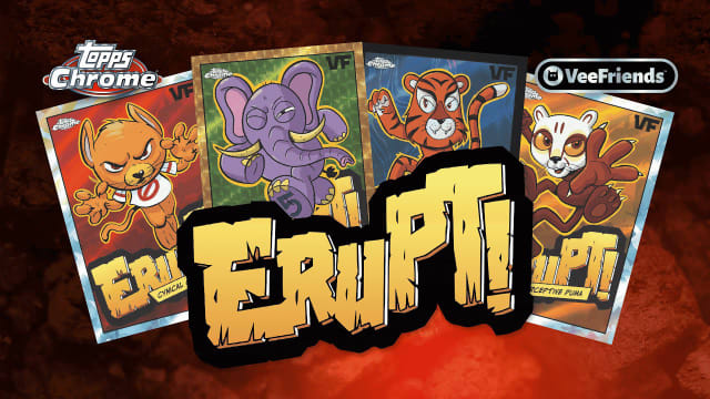 Topps VeeFriends Chrome ERUPT! Insert Revealed 🔥 (1 in 3,000 Packs!)