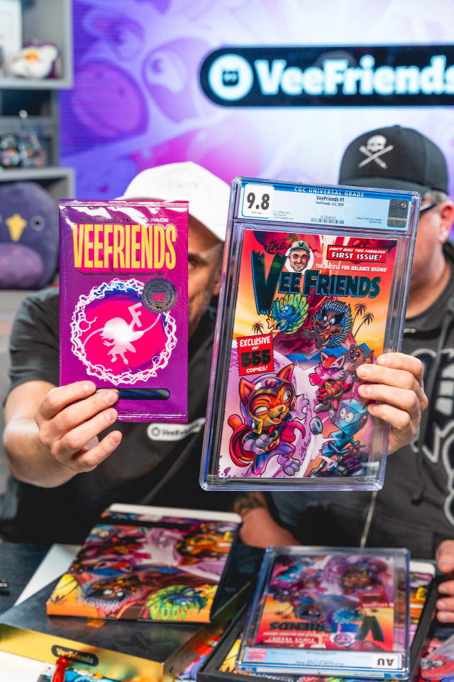 The first-ever reveal of VeeFriends Comic Book #1 and #2 with Gary and DJ Coffman