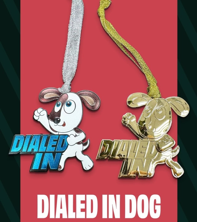 Dialed In Dog VeeFriends holiday ornament