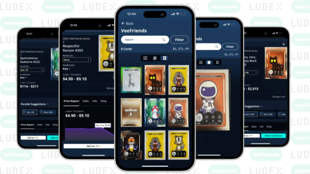 Track your collection value in the Ludex app.