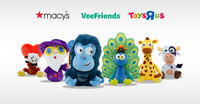 A lineup of plusies, exclusively available at Toys "R" Us in Macy's