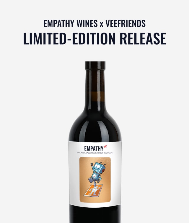 Featuring the Evolving Pose of Rare Robot, this red blend evolves with every sip