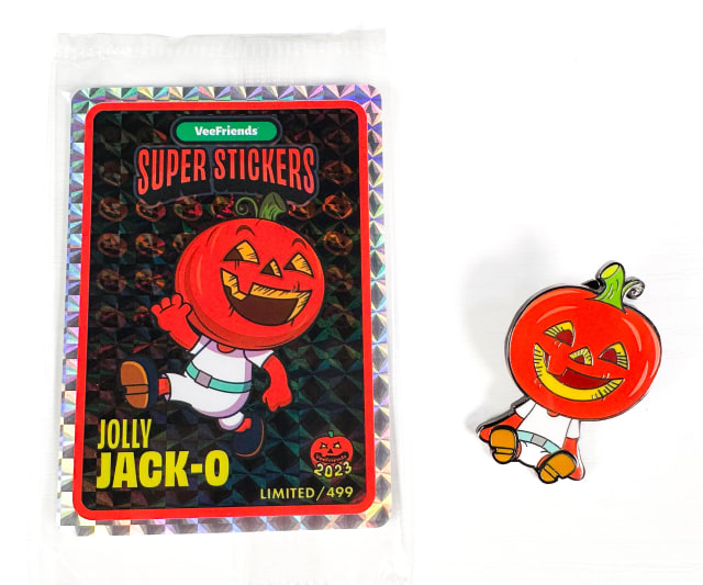 Jolly Jack-O Halloween 2023 Pin and Super Sticker