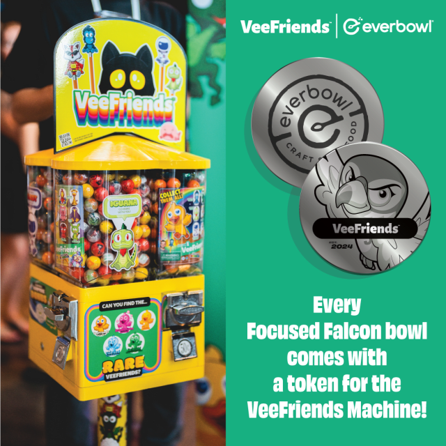 Eat delicious healthy food, and snag a VeeFriends Mini at the same time - no brainer.