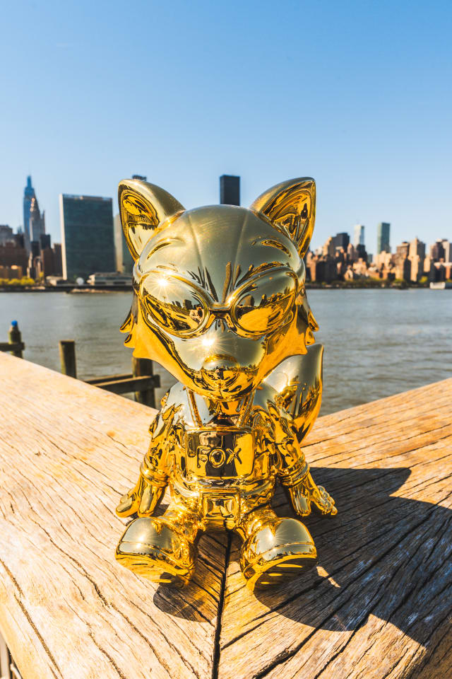 Flex'n Fox around the city