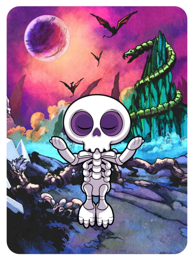 Skilled Skeleton hits different on the Snake Mountain Scene