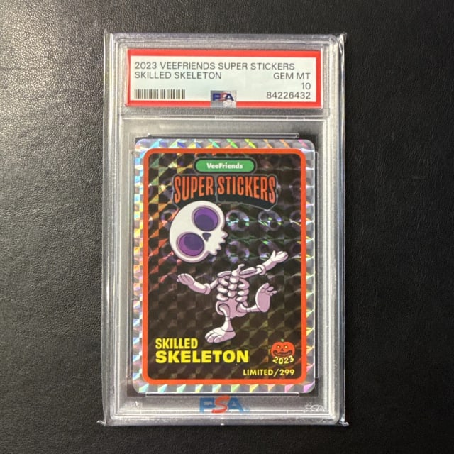 Skilled Skeleton Halloween 2023 Exclusive Super Sticker