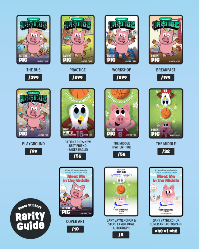 Meet Me in the Middle Super Sticker rarity breakdown