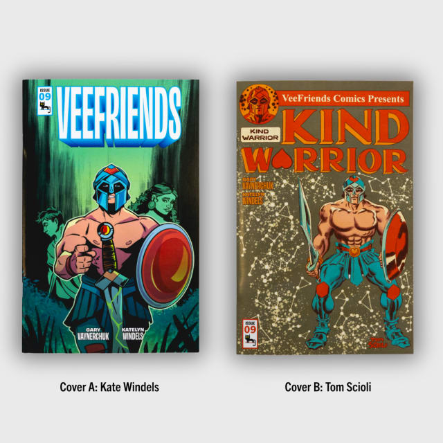 VeeFriends Comic Book #9: Kind Warrior with alt cover by Tom Scioli