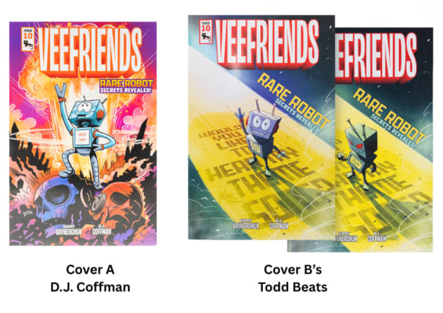 VeeFriends Comic Book #10: Rare Robot with alt cover by Todd Beats