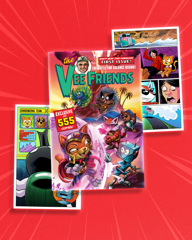 VeeFriends Comic Book #1 with cover by J. Scott Campbell