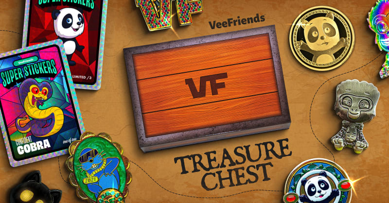 VeeFriends Debuts Gemstone Pins, Graded Coins, and More in Premium, Physical Treasure Chest