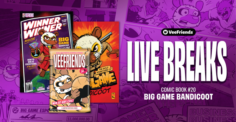 Comic Book #20: Big Game Bandicoot Live Drop Schedule | Rarities, Showtimes, Breakers