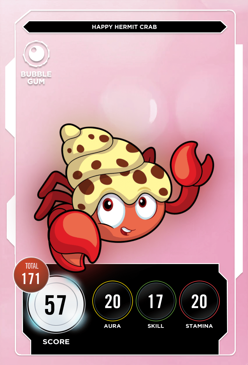 Happy Hermit Crab