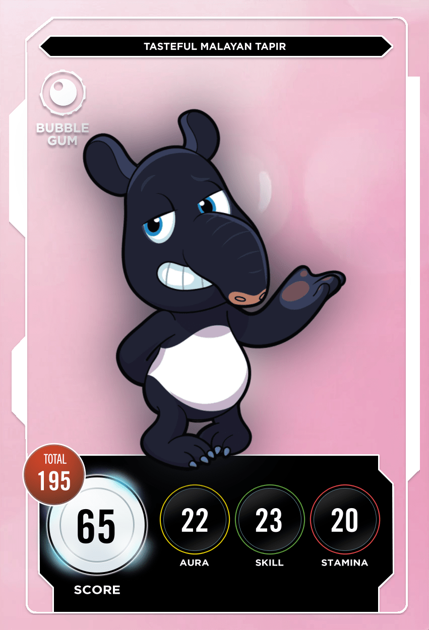 Tasteful Malayan Tapir