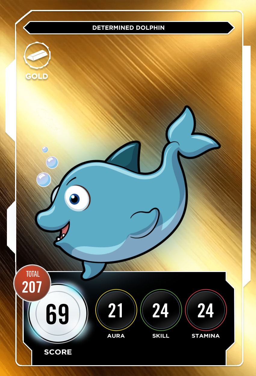 Determined Dolphin