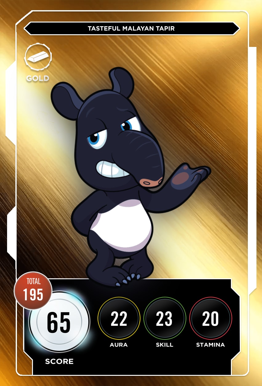 Tasteful Malayan Tapir