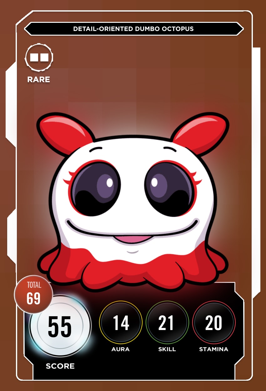 Detail-Oriented Dumbo Octopus