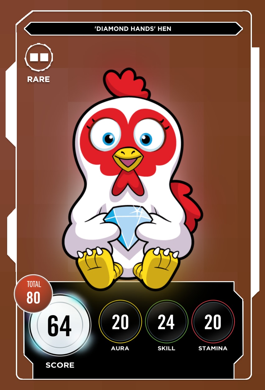 'Diamond Hands' Hen