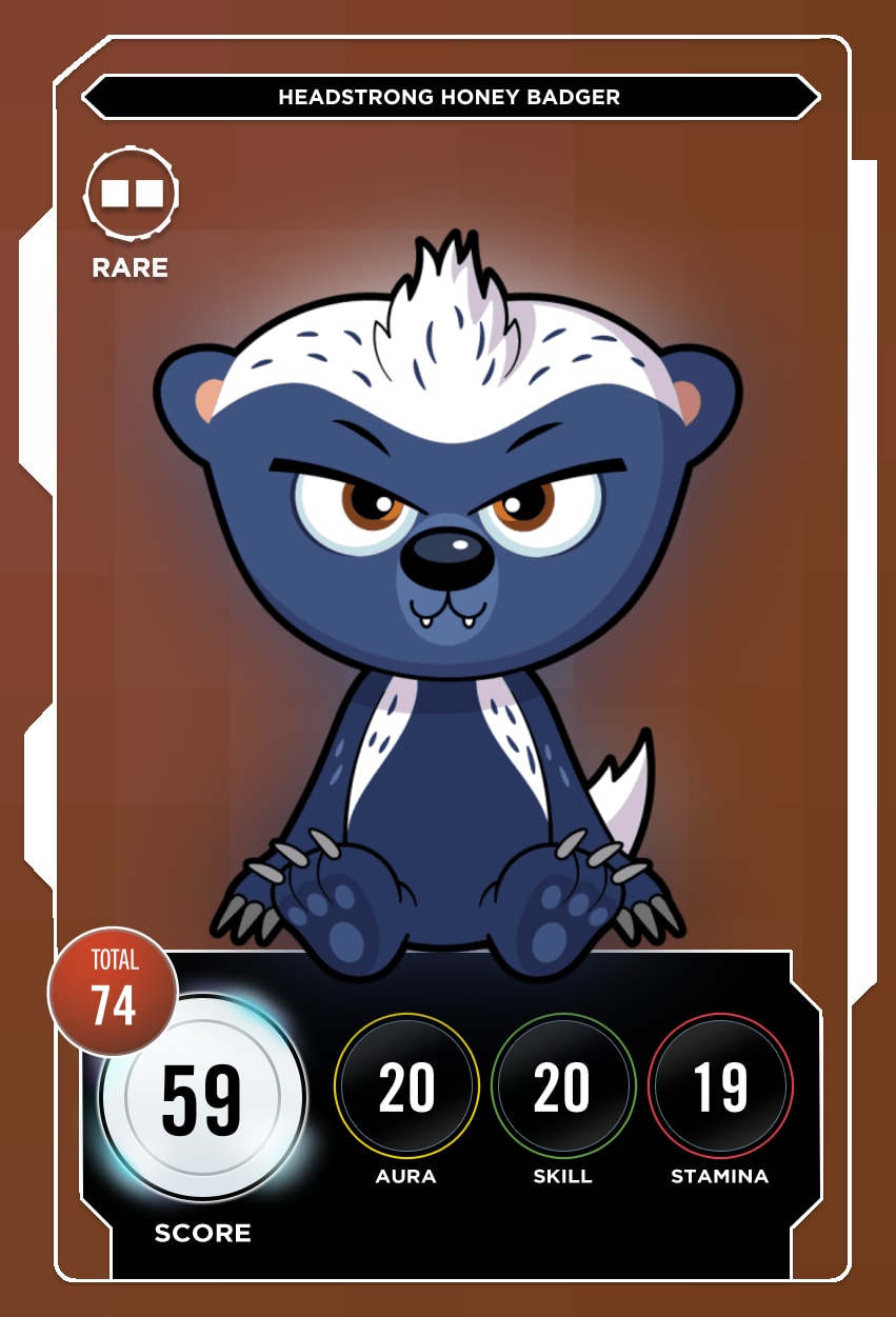 Headstrong Honey Badger