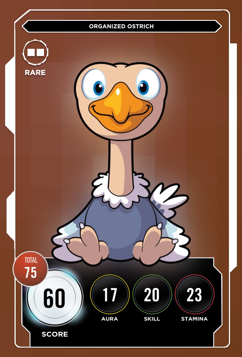 Organized Ostrich